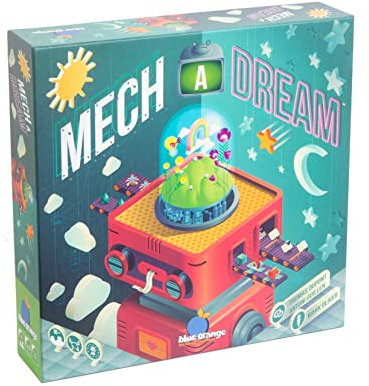Blue Orange, Mech A Dream, Familien-Brettspiel, ab 10 Jahren, 2-4 Spieler, 45 Minuten Spieldauer