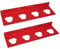 FUBESK Battery Holder for Milwaukee M12, Battery Storage Holder for Milwaukee M12 Battery, Metal Wall Mount Rack With 4 Slots Organizers for Batteries Or Tools-2Pack