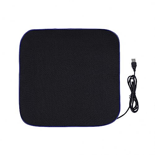 AXTMR Car Air Conditioner Fan Seat Cushion, Portable Usb Ventilated Seat Cushion, Built-In Four Fans,style1,4 fans
