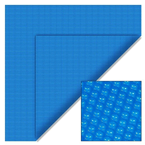 Cubierta Solar Piscina Azul Rectangular 4x6m Lona térmica Protectora 120µ