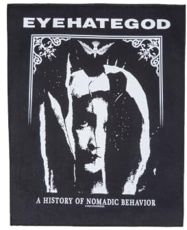 I Hate God Eye Hate God A History of Nomadic Behavior Rückenaufnäher