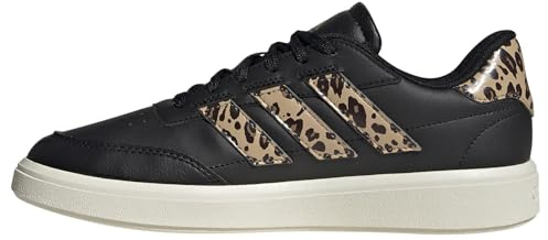 adidas Women's COURTBLOCK Shoes, Carbon Black/MAGBEI/OFFWHITE, 5 UK