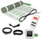 EH Expert EcoPRO Heizmatten Set | 100 W/m² | 4,5 m² | Elektrische Fußbodenheizung - für Fliesen, Naturstein, Teppich, Vinyl und Laminat, inkl. Installationsmaterial, mit WLAN Touchthermostat (Weiß)