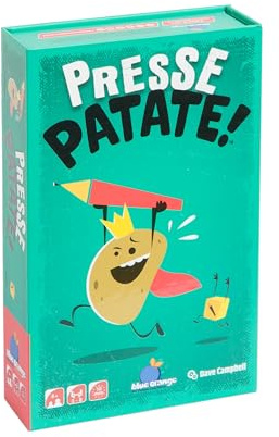 Blue Orange - Kartoffelpresse – Schnelligkeitsspiel, ideal für Spaß mit der Familie oder mit Freunden am Abend – Spiel ab 8 Jahren