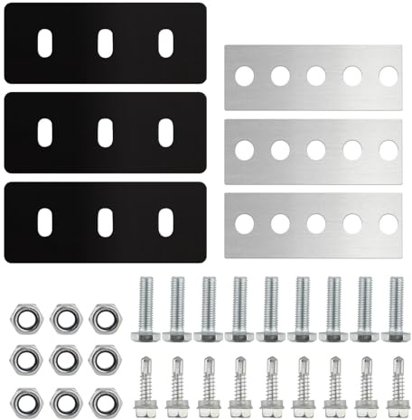 Universal Schneefräsen-Laufrad-Modifikationssatz 1/4 Zoll 3-Blatt, Edelstahl 304 Schneefräsen-Laufrad-Modifikations-/Gummisatz Verhindert Verstopfungen