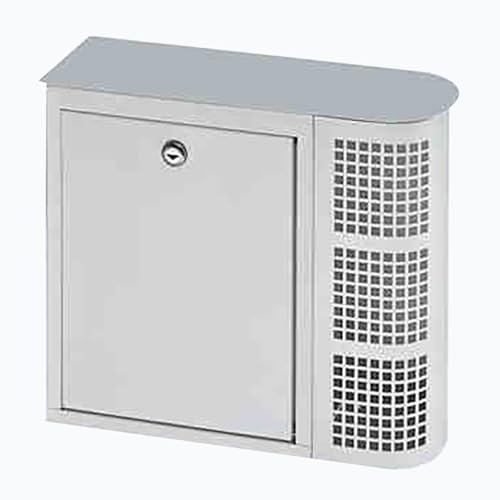 Cassetta Postale da Esterno, Cassetta per Pacchi Corriere con Serratura a Parete, Grande Cassetta Postale con Scomparto per Giornali, Cassette Postali Condominiali di Sicurezza con Chiave, 37*12*33 cm