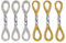 6 Stück Stickgarn, 8m Metallische Stickgarne Glitzernd Polyestergarn Kreuzstichgarn für Stickbilder, Freundschaftsarmbänder, DIY Handwerk (Gold, Silber)