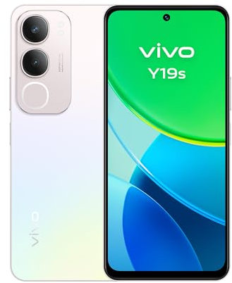 vivo Y19s Smartphone, 6 GB + 128 GB, 6 GB RAM estesa, display LCD da 6,68, frequenza di aggiornamento 90 Hz, luce dinamica, fotocamera principale da 50 MP, batteria da 5150 mAh, IP64, volume 300%