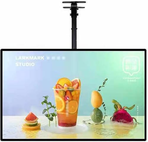 IEOWY Schlanker LED-Leuchtkasten mit Klapprahmen, LED-beleuchtete Menütafel, LED-Werbeleuchtkasten, hängende Werbetafel zur Dekoration (50 x 70 cm)