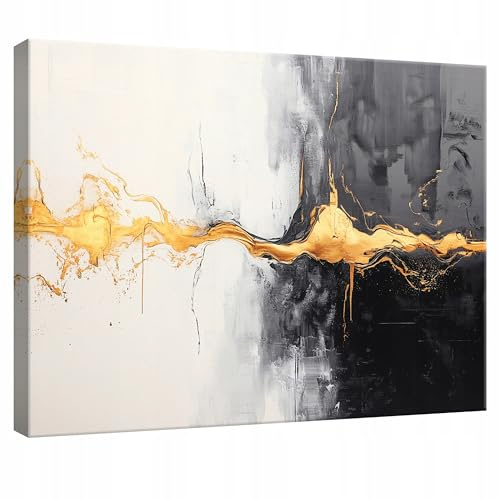 WallArena Leinwand Bilder 100x70 cm | Abstrakt, Leinwandbilder, Bild auf leinwand, Format: 100x70 cm (BxH) - einteilig auf Canvas Leinwand. Das Leinwand