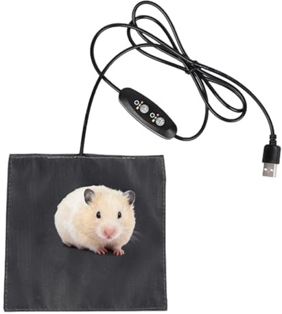 Alfombrilla calefactora para mascotas – Colchón cálido de carga USB – Alfombrilla térmica para animales domésticos – Hámsters reptiles de uso interior y exterior casa invierno frío viaje