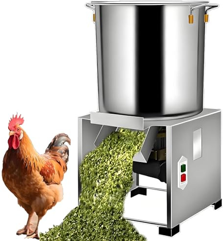 ByBoDi Tritatutto per Verdure Commerciale da 1800 W, Tritatutto Elettrico per Verdure, Acciaio Inossidabile Ispessito, Ingresso di Alimentazione di Grande Diametro, 120 kg/h 3500 Giri/min 220V-1500W