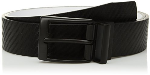 Nike Herren Standard Carbon Fiber Textur Reversible Belt Black/White, 36