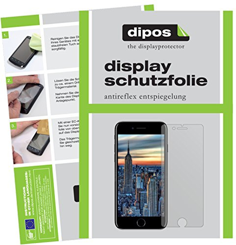 dipos 6x Matte Screen Protector for Apple iPhone 8 | Ultra-Thin, Anti-Glare, Anti-Reflective, Perfect Fit, Anti-Scratch, Bubble-Free, Fingerprint Compatible, Easy Installation