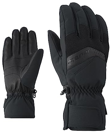 Ziener Herren GABINO Ski-Handschuhe/Wintersport | Warm, Atmungsaktiv, schwarz (black), 8.5