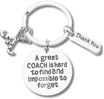 Sportybella Field Hockey Coach Schlüsselanhänger, Feldhockey-Trainer-Geschenke, Groß Coach ist schwer zu Finden Aber Impossible Keychain zu vergessen für Männer und Frauen