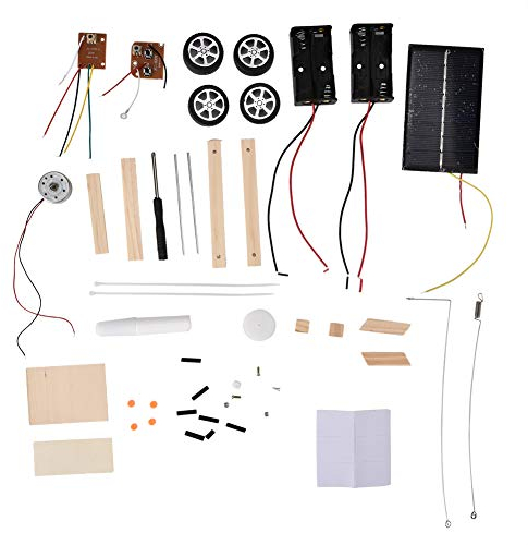 Montage Modellauto, DIY Montiert Solar RC Spielzeug Elektrische Fernbedienung Fahrzeug Student Wissenschaft Pädagogisches Experiment Auto Kit Balance Drive Fahrzeug Set für Kinder Kleinkind Kind