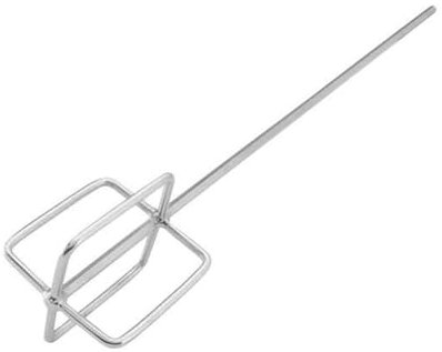 QEP 61205 24 in. Professional Chrome-Plated Steel Thinset and Grout Mixing Paddle for Corded Drills