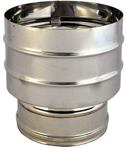FUMAIOLO A CAPPELLO DOPPIA PARETE ANTIVENTO Ø 8/13 cm DP.702670