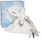 DOUDOU ET COMPAGNIE - Doudou Lapin Plat Pompon Blanc - 25 cm - Collection Happy Glossy - Peluche Douceur Exceptionnelle - Avec Boite Cadeau - Idée Cadeau Naissance - Garantie Doudou Perdu - DC3742