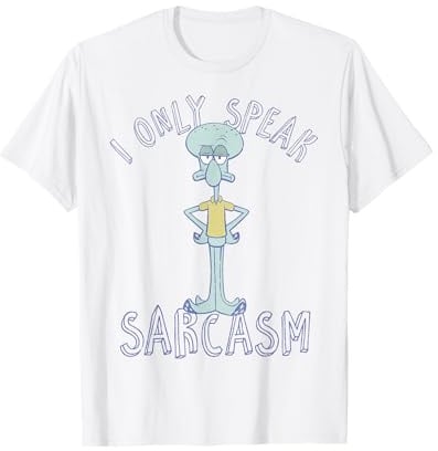 SpongeBob SquarePants Squidward Sarcasm T-Shirt