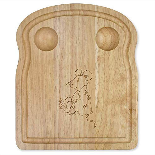 Azeeda 'Mouse with Cheese' Wooden Breakfast Board (WB00019979)
