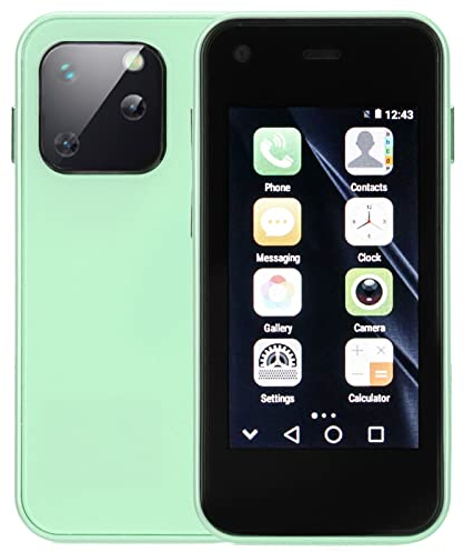 Zunate XS13 Entsperrtes Smartphone, 2,5-Zoll-HD-Bildschirm, 3G-Handy für Android 6, Dual-SIM, 1 GB/8 GB, Business-Backup-Telefon mit Zwei Kameras, Leicht und Einfach zu Tragen,
