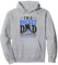 Dad Vater Eishockey Ice Hockey Goalie Eishockeytrainer Pullover Hoodie