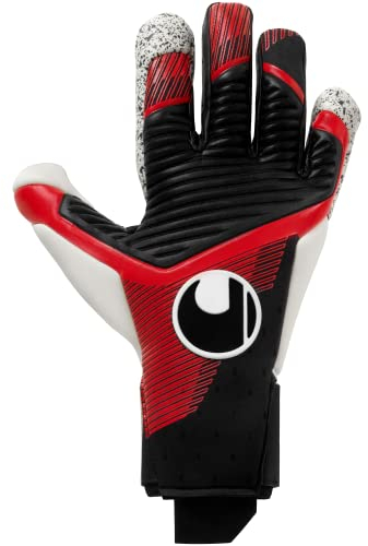 uhlsport Powerline Supergrip+ Flex HN Fußball Torwarthandschuhe für Kinder und Erwachsene Unisex - Torhüter-Handschuhe mit Absolutgrip und Supergrip-Haftschaum