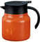 1000 ml Insulated Teapot, Thermal Coffee Carafe Tea Water Separation Detachable Thermal Coffee Tea Pot for Home for Home Apartment Office Camping(Orange)