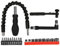 23Pcs Bit Holder, Flexible Screwdriver Drill Bit Extension Drill Bit Extender Holder Set Shaft Tip Carbon Steel, Screwdriver Extension Bits