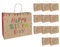 Idena 30395-12 - Geschenktüten Happy Birthday, 12 Stück, Geschenktaschen in der Größe 33 x 12 x 26 cm, Papiertüten zum Geburtstag