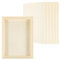 PATIKIL 6x8 Wood Panels Board, 6 Pack Unfinished Square Art Wood Canvas Panel Painting Boards for DIY Craft Painting Use, Wood Color