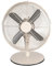 Russell Hobbs 12” Metal Desk Fan in Greige (Grey/Beige), 3 Speed Settings, Lightweight and Compact, Tilt and Oscillating Features, 4 Curved Blades, Up to 2 Years Guarentee, RHMDF1201GR