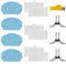 aotengou Kit d'accessoires pour Cecotec Conga 999 Origin X-Treme & 999 Origin Genesis & 999 Origin X-Treme X Robot Aspirateur Pièces de rechange 16 Packs 6 Filtres, 6 Brosses latérales, 4 Chiffons de