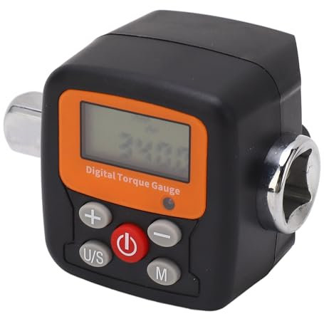 TIKATARER Torquimetro Digital, clé Dynamométrique Numérique Jauge de Torsion Numérique Clés Dynamométriques Numériques 1/2 10,2-340N.m Testeur de Compteur équipement de Mesure Industriel
