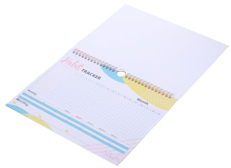 COHEALI Trainingstagebuch Ziel Tagebuch Kein Datum, Kalenderjournal Habit-Tracker-Kalender Lernplaner mood tracker zeitmanagement noteboon Papier-Gewohnheits-Tracker Monatsplaner undatiert