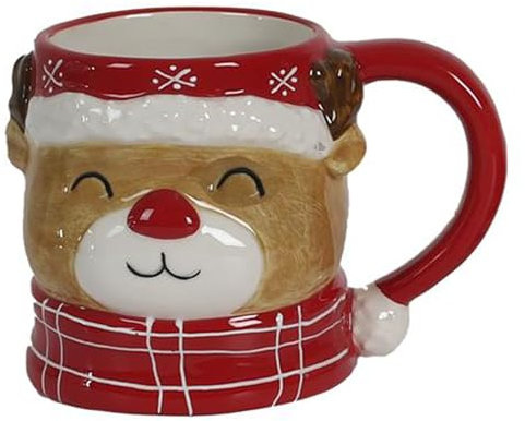 Mug en céramique 35 cl Collection Christmas Time modèle Renne de Noel