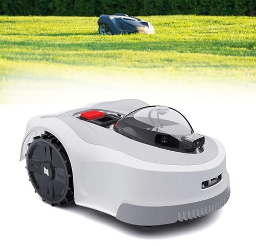 WEIMILOR Tondeuse à Gazon robotisée sans Fil de délimitation 1/4 Acre / 10 890 pi2, contrôle Automatique par Application de Tondeuse à Gazon avec Programmation, Auto-Chargement,3000㎡