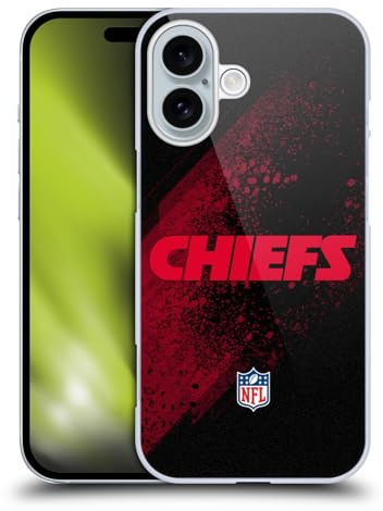 Head Case Designs Offiziell Zugelassen NFL Camou Kansas City Chiefs Logo Harte Rueckseiten Handyhülle Hülle Huelle kompatibel mit Apple Apple iPhone 16