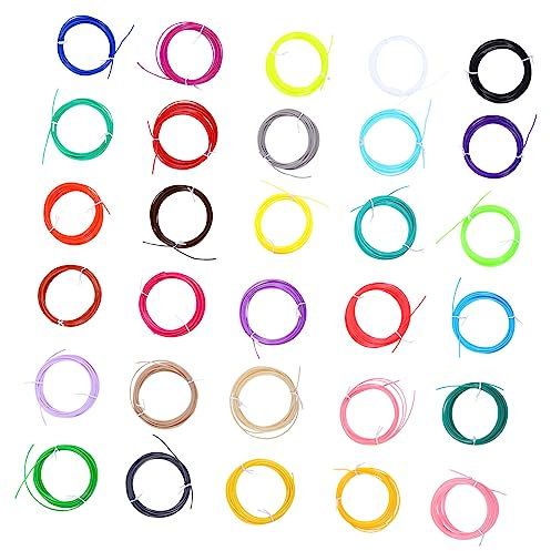 iplusmile 30stücke Drucker Filamente Farben Pla Materialien Für Stifte Hochtemperatur-kompatibel Für Kreative Projekte Und Kinderkunst