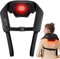 KNQZE Shiatsu Nacken & Schulter-Massagegerät kabellose, 4D Deep Tissue Knetmassage, verbesserte Graphenheizung, Shiatsu Nacken- und Schultermassage für Nacken, Rücken und Bein Schmerzlinderung