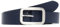 s.Oliver Ledergürtel mit rechteckiger Rahmenschließe und Logo-Details tiefblau 80