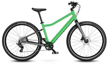 Woom Explore 5 Kinderfahrrad | 24-Zoll-Räder | Aluminiumrahmen | 8-Gang | hydraulische Scheibenbremsen