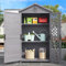 LINKHOO Abri de Jardin en Bois, Chalet de Jardin avec Structure en PVC, Boîte de Jardin avec Fondation et 3 Compartiments, Armoire Outils de Jardinage, 90 * 56.5 * 175.3 cm (Gris)