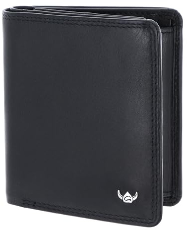 Golden Head Leder Geldbörse Polo RFID Protect Kombischeintasche 1119 Black schwarz