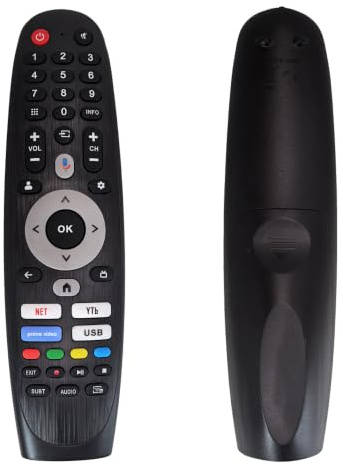 IOOIQQ Mando a Distancia Para Smart Tech TV 55QG06K2,24HA20V3CUK, Para QILIVE TV Q43UA231B, Q32HA232B, Q50QA231B, Sin Voz