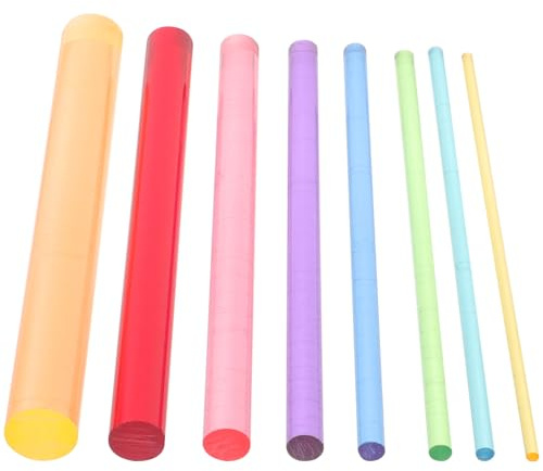 Milisten 8 Stück Tragbares Punktierwerkzeug aus Acryl mit Komfortablem Griff Multifunktional für Keramik und Selbstgemacht Malerei Mandala Malwerkzeug