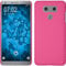 PhoneNatic Case kompatibel mit LG G6 - Hülle pink gummiert Hard-case