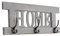 Mendler Wandgarderobe HWC-C60 Home, Garderobe Garderobenpaneel, Shabby-Look Vintage 55x21cm - grau, shabby